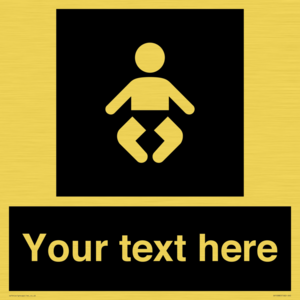 Custom information: black panel baby change